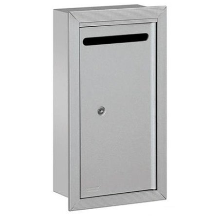 SALSBURY INDUSTRIES Salsbury Industries 2265AP Letter Box Recessed Mounted Private Access - Aluminum 2265AP